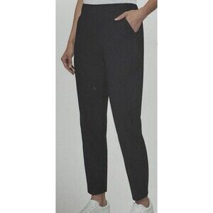 Modern Ambition Womens Size Medium Black High Rise Travel Pant New Med. M Chino